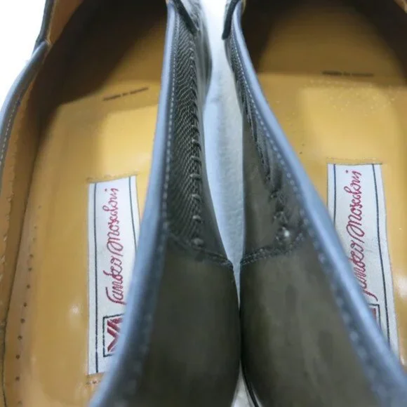 Sandro Moscoloni Made in Spain Lizard Leather Dress Moccasins Shoes Men's 11 D